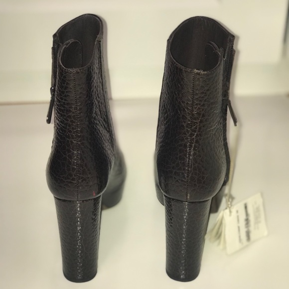 Brunello Cucinelli Leather Open- Toe Ankle Boot - Picture 6 of 8